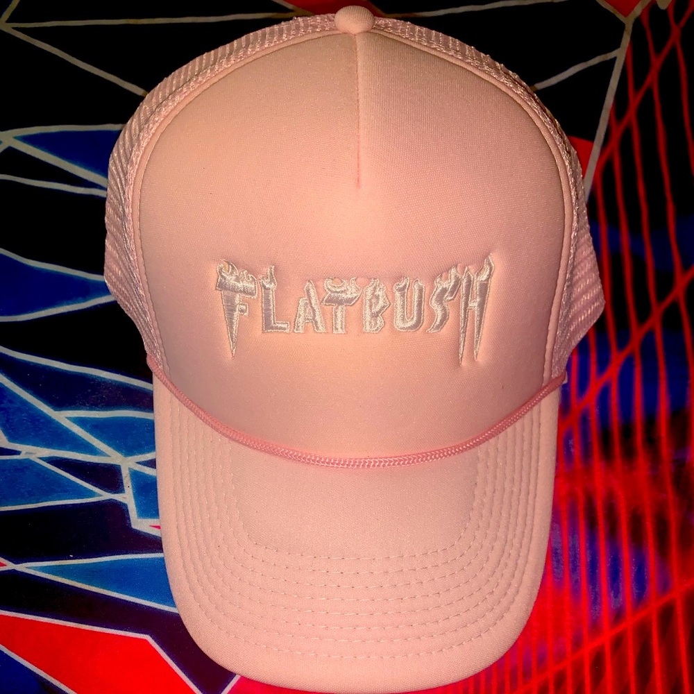 Flatbush Pink/White rsmxnyc 90’s Trucker